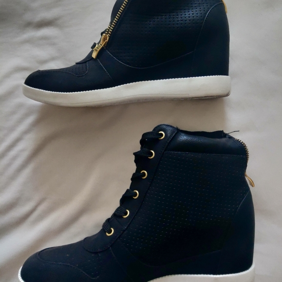 Fashion wedge sneaker - Picture 3 of 4